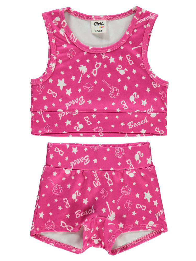 Civil Baby Kız Bebek Mayo 6-18 Ay  - Pembe