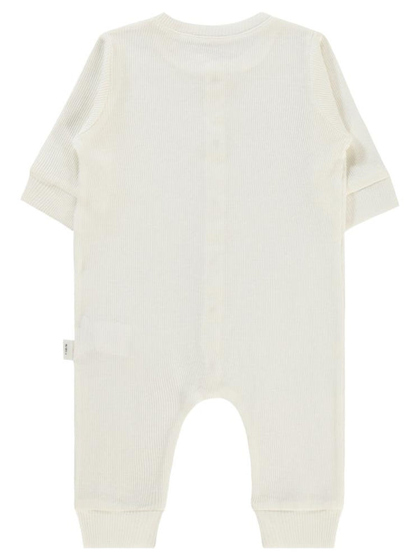 Civil Baby Şapkalı 1-6 Ay Tulum - Ekru