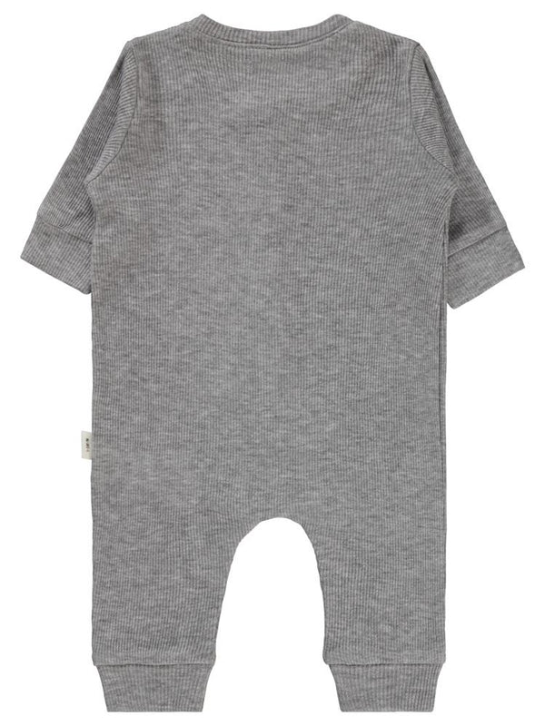 Civil Baby Şapkalı 1-6 Ay Tulum - Gri