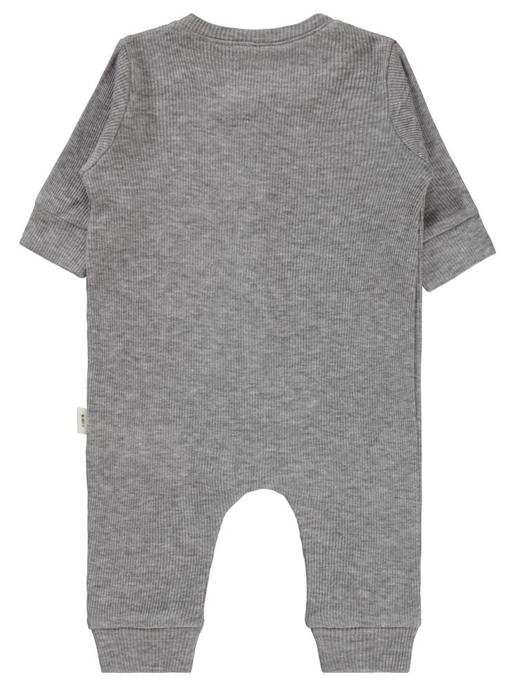 Civil Baby Şapkalı 1-6 Ay Tulum - Gri