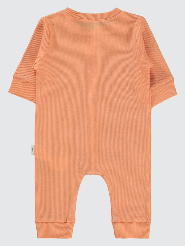 Civil Baby Şapkalı 1-6 Ay Tulum - Pudra