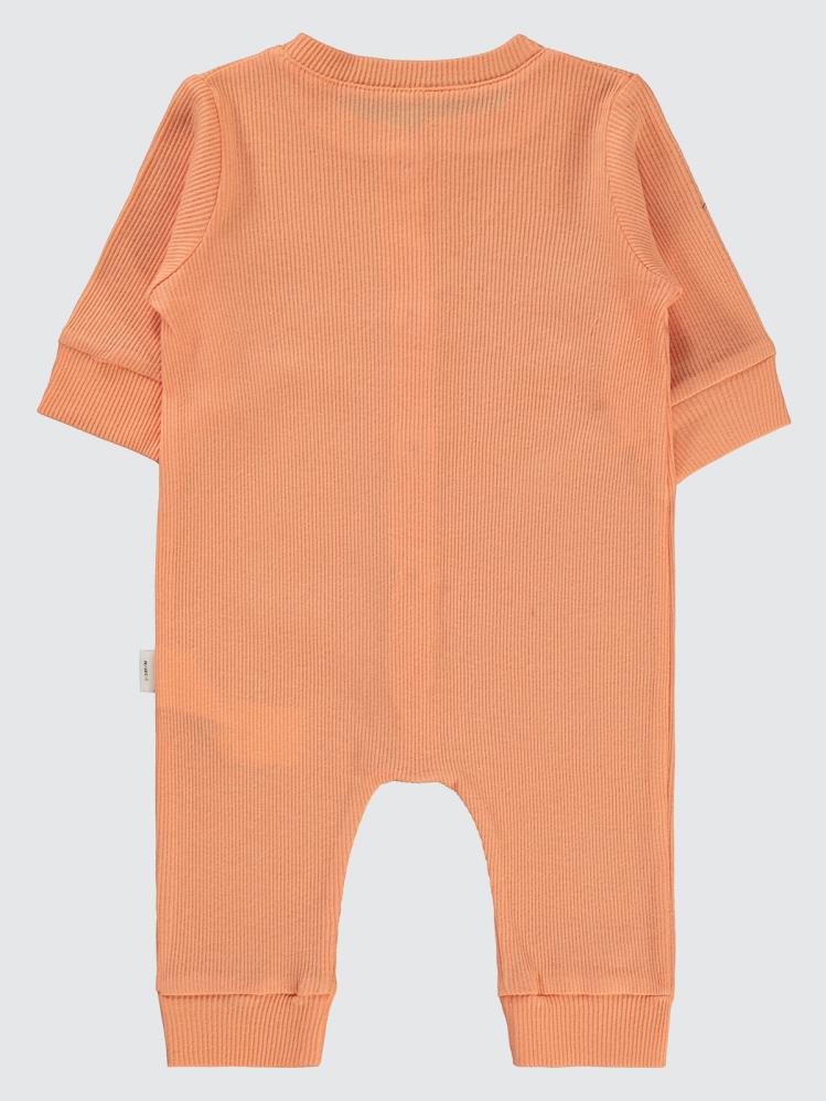 Civil Baby Şapkalı 1-6 Ay Tulum - Pudra