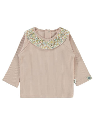 Civil Baby Çizgi Raporlu 6-18 Ay Sweatshirt - Pudra