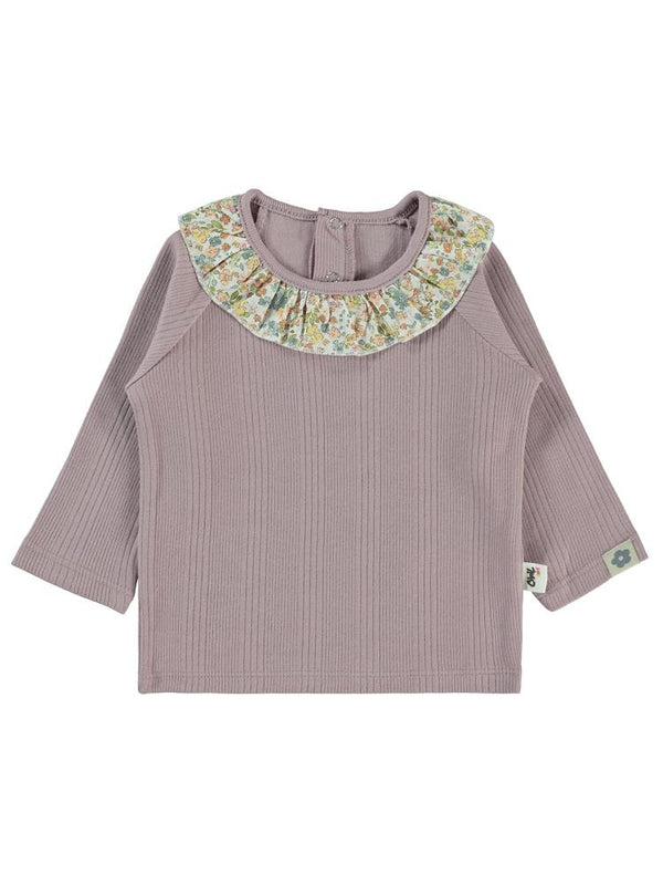Civil Baby Çizgi Raporlu 6-18 Ay Sweatshirt - Lila