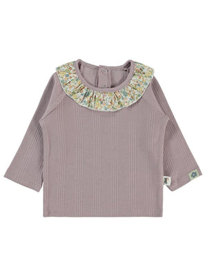 Civil Baby Çizgi Raporlu 6-18 Ay Sweatshirt - Lila