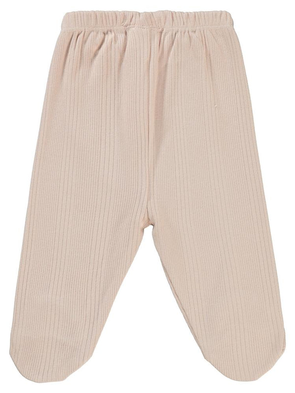 Civil Baby Çizgi Raporlu 1-6 Ay Tek Alt Bebe - Pudra