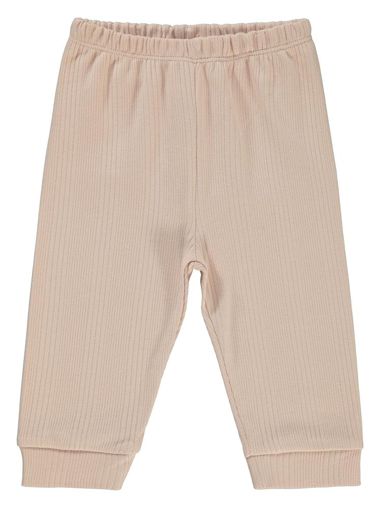 Civil Baby Çizgi Raporlu 6-18 Ay Tek Alt Bebe - Pudra