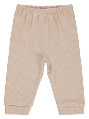 Civil Baby Çizgi Raporlu 6-18 Ay Tek Alt Bebe - Pudra