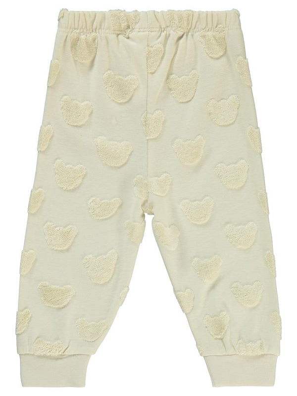 Civil Baby Kabartmalı Ayıcık Baskılı 6-18 Ay Tek Alt Bebe - Bej