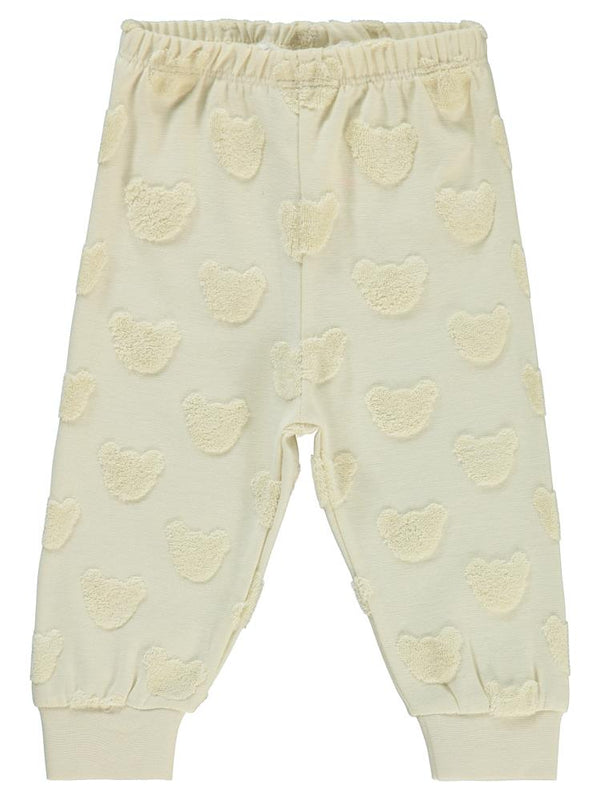 Civil Baby Kabartmalı Ayıcık Baskılı 6-18 Ay Tek Alt Bebe - Bej