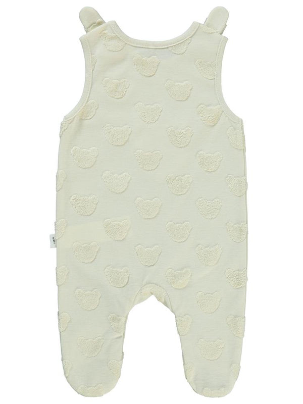 Civil Baby Kabartmalı Ayıcık Baskılı 1-6 Ay Slopet - Gri