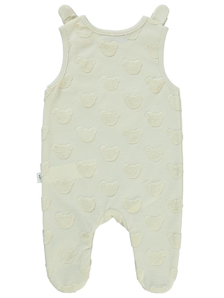 Civil Baby Kabartmalı Ayıcık Baskılı 1-6 Ay Slopet - Gri