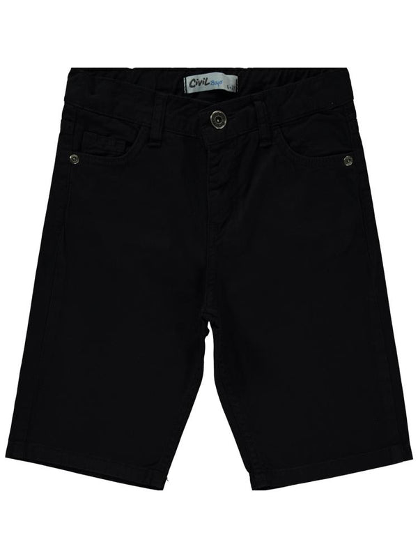 Civil Boys Basic 5 Cep 6-9 Yaş Kapri - Siyah