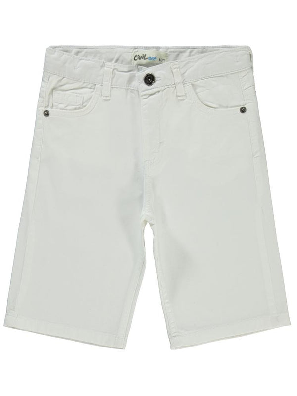 Civil Boys Basic 5 Cep 10-13 Yaş Kapri - Beyaz