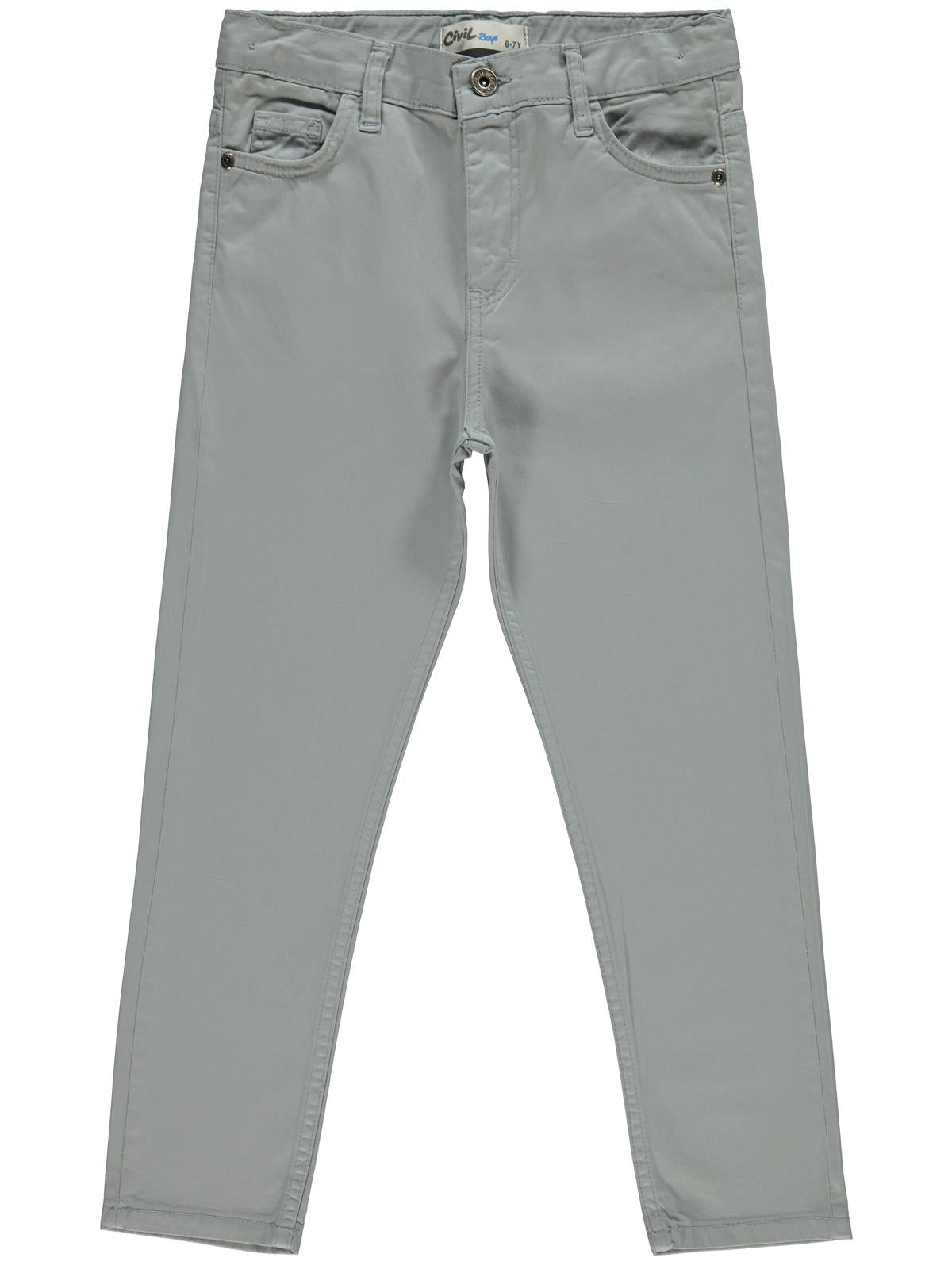 Civil Boys Basic 5 Cep 6-9 Yaş Pantolon - Gri