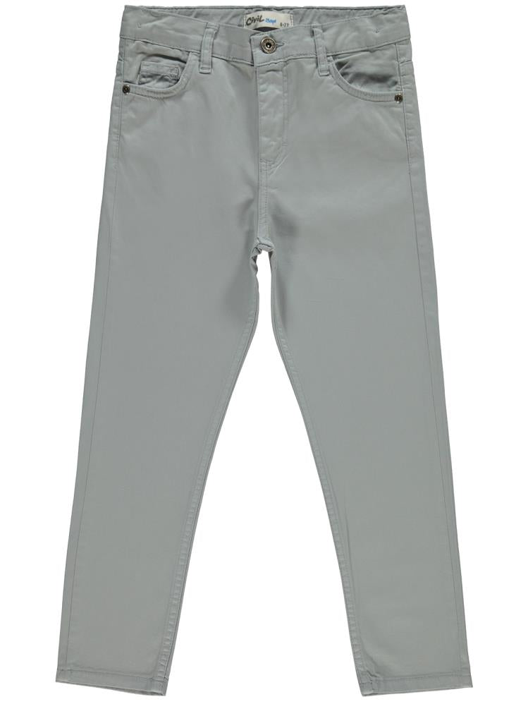 Civil Boys Basik 5 Cep 10-13 Yaş Pantolon - Gri