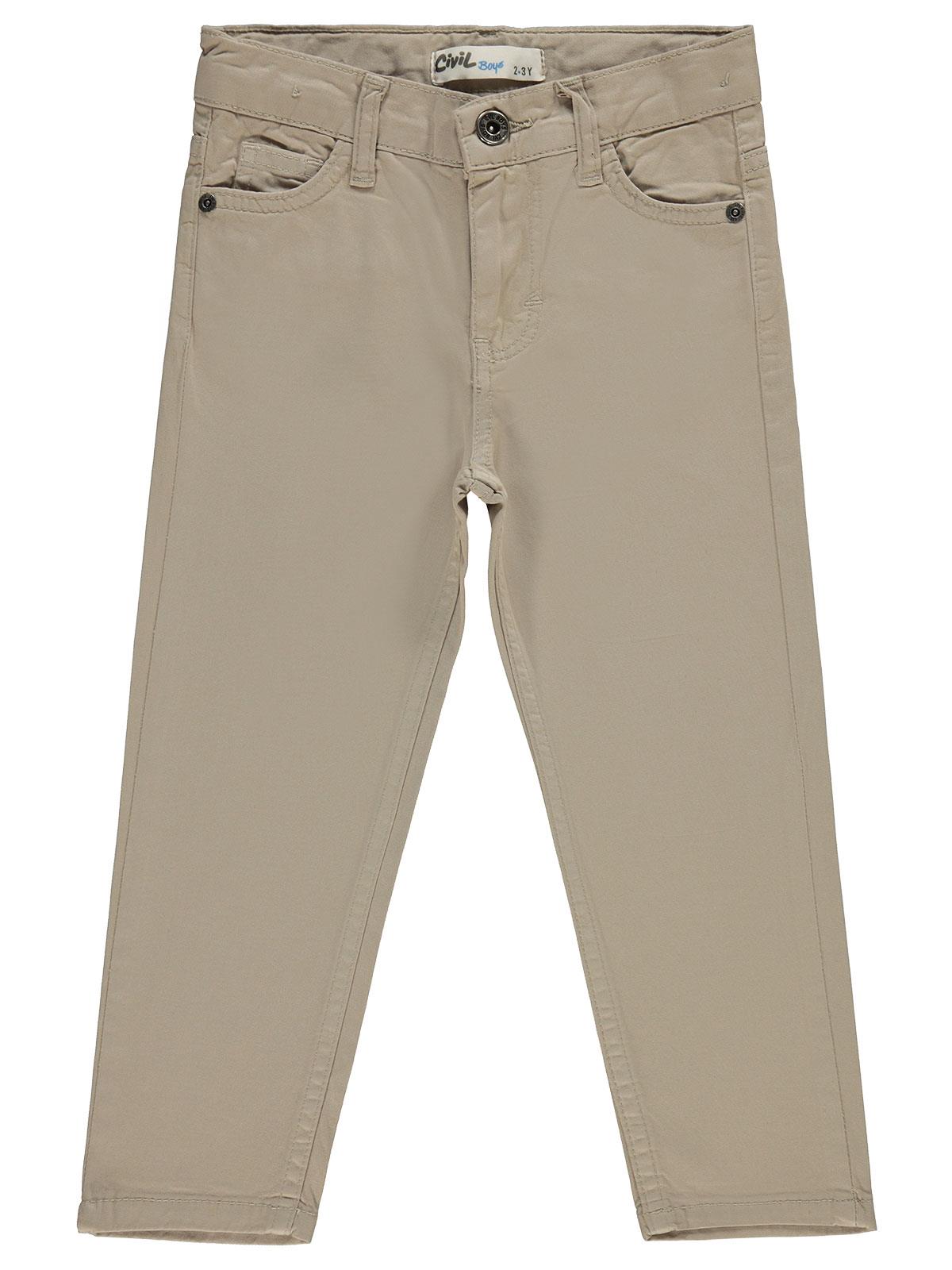 Civil Boys Basic 5 Cep 2-5 Yaş Pantolon - Bej