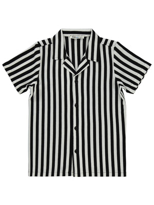 Civil Boys Çizgili 6-9 Yaş Gömlek - Beyaz