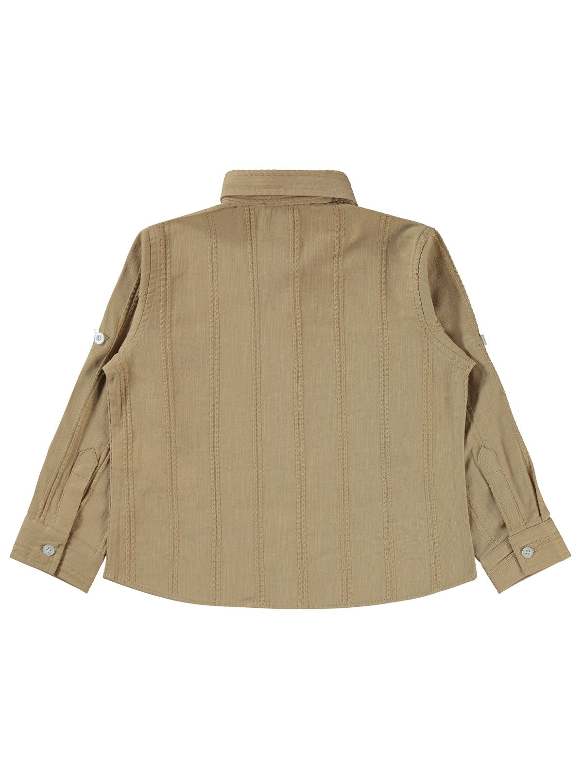 Civil Boys Çizgili 2-5 Yaş Gömlek - Kahverengi