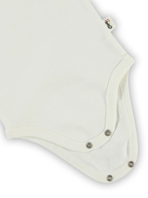 Civil Baby Düz Kısa Kol 5 li 1-3 Yaş Çıtçıtlı Badi - Beyaz