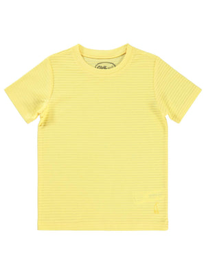 Civil Boys Yelken Nakışlı 6-9 Yaş Tişört - Sarı