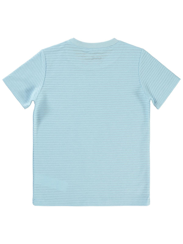 Civil Boys Yelken Nakışlı 6-9 Yaş Tişört - Mavi