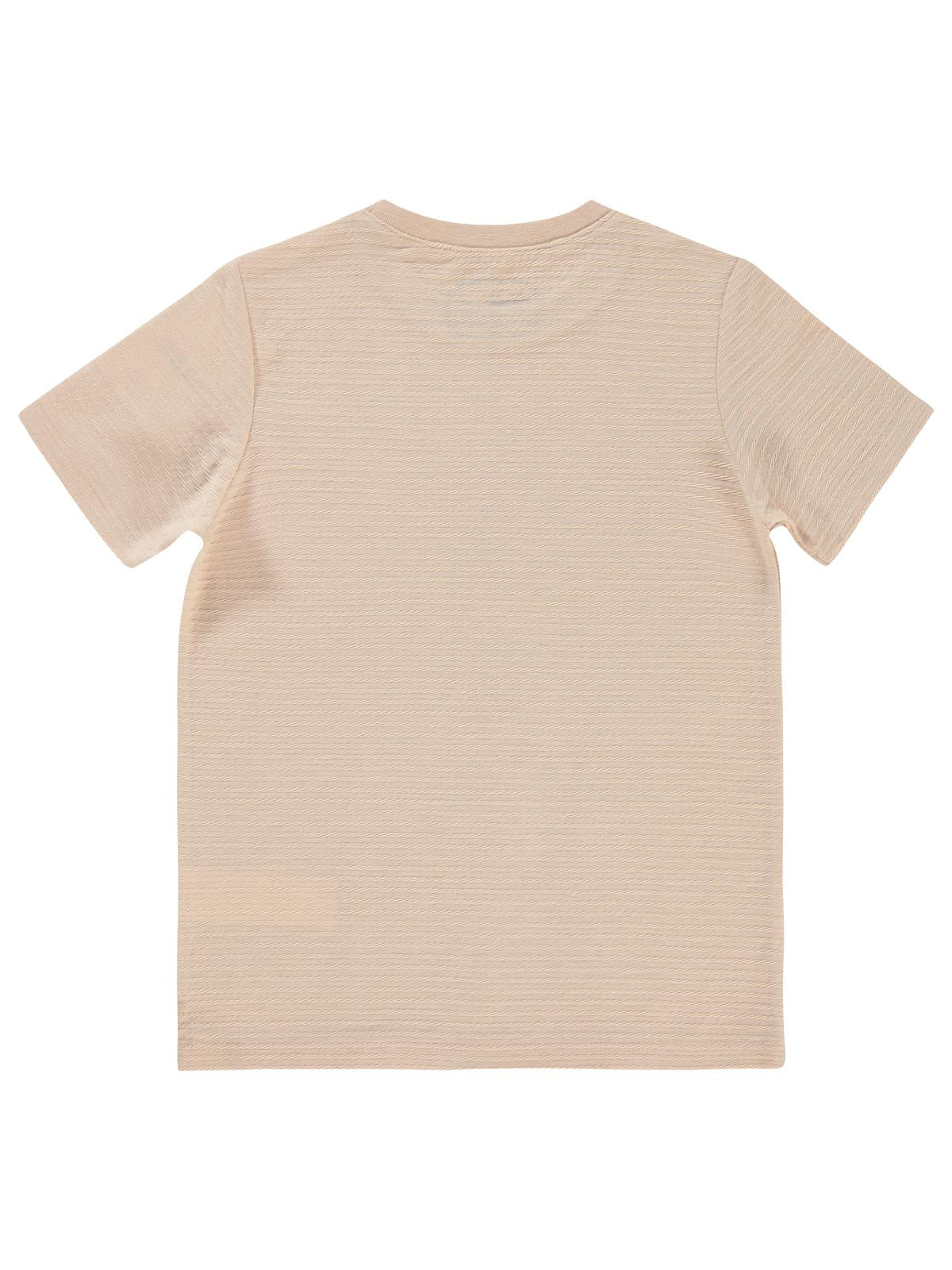 Civil Boys Yelken Nakışlı 6-9 Yaş Tişört - Pudra