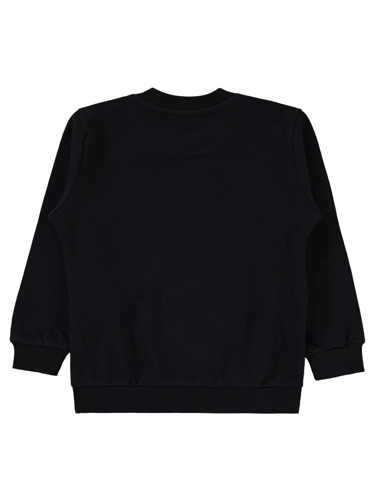Civil Girls Los Angeles Baskılı 2-5 Yaş Sweatshirt - Siyah