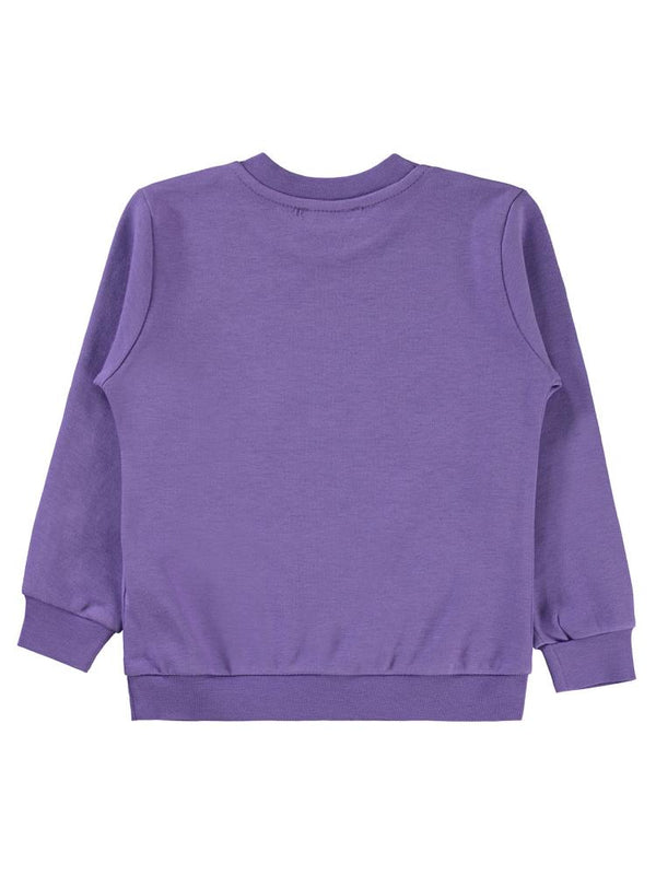 Civil Girls Los Angeles Baskılı 2-5 Yaş Sweatshirt - Lila