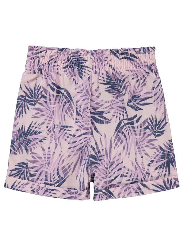 Civil Girls Yaprak Desenli 2-5 Yaş Şort - Lila