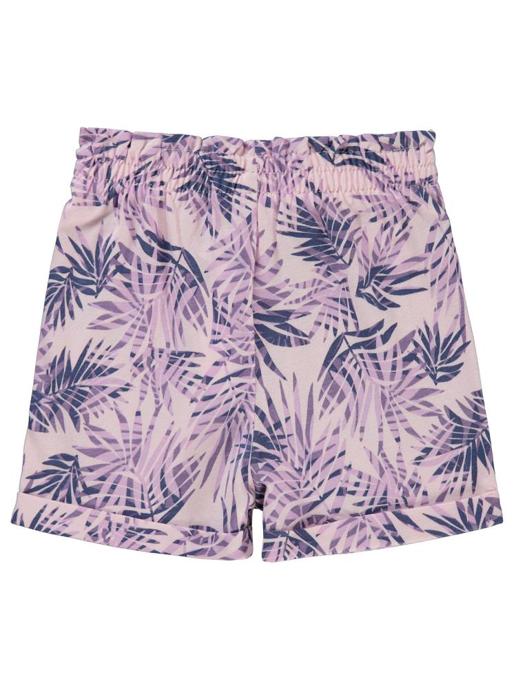 Civil Girls Yaprak Desenli 2-5 Yaş Şort - Lila