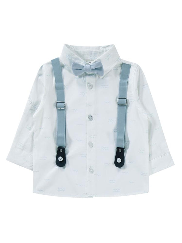 Civil Baby Dalga Desenli 6-18 Ay Takım - Mavi