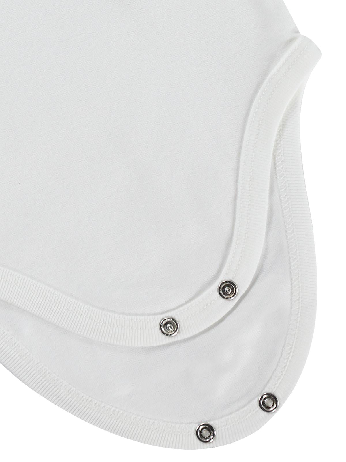 Civil Baby 5 li Düz Basic Sıfır Kol1-3 Yaş Çıtçıtlı Badi - Beyaz
