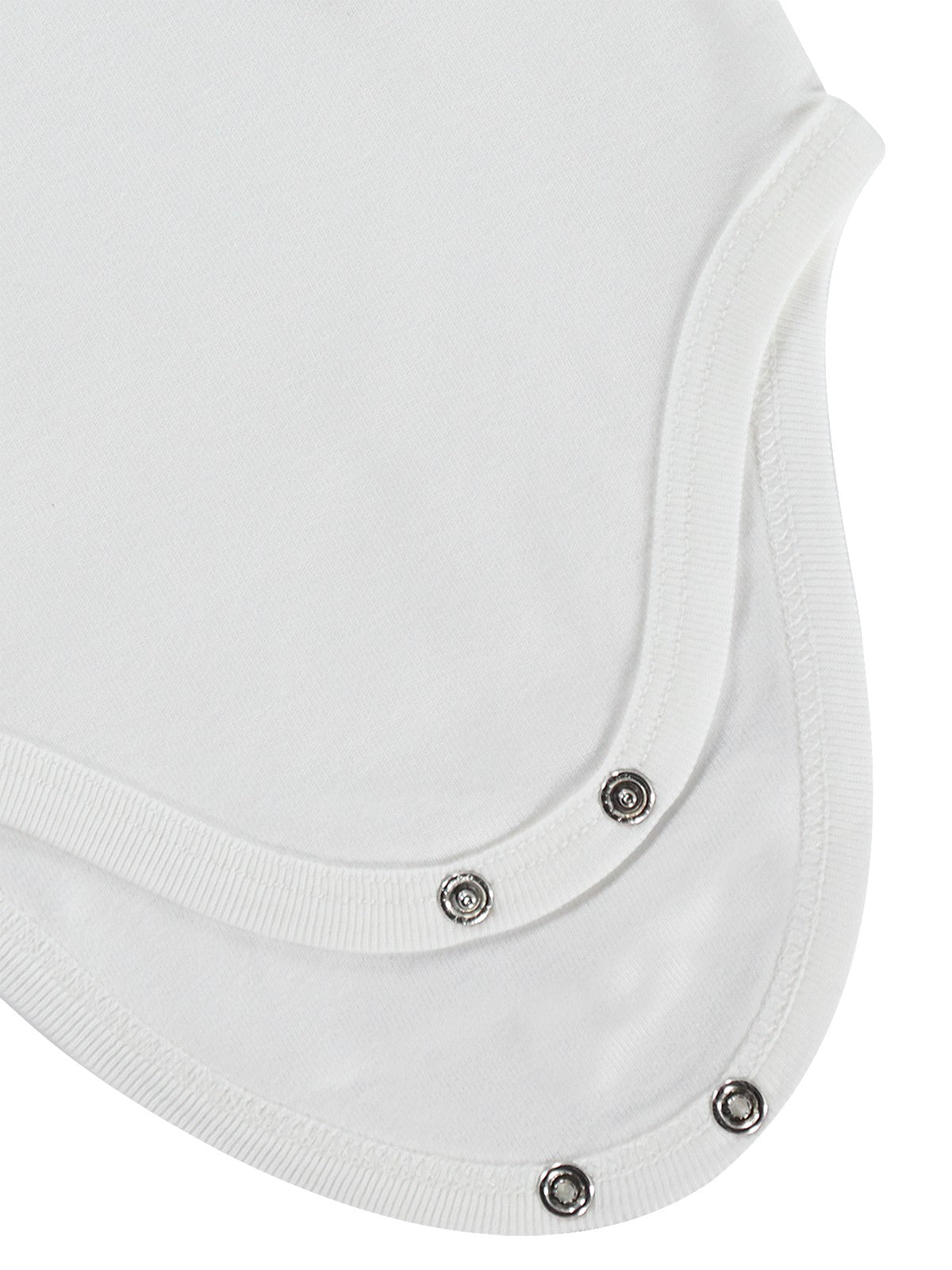 Civil Baby 5 li Düz Basic Sıfır Kol 0-1 Ay Çıtçıtlı Badi - Beyaz