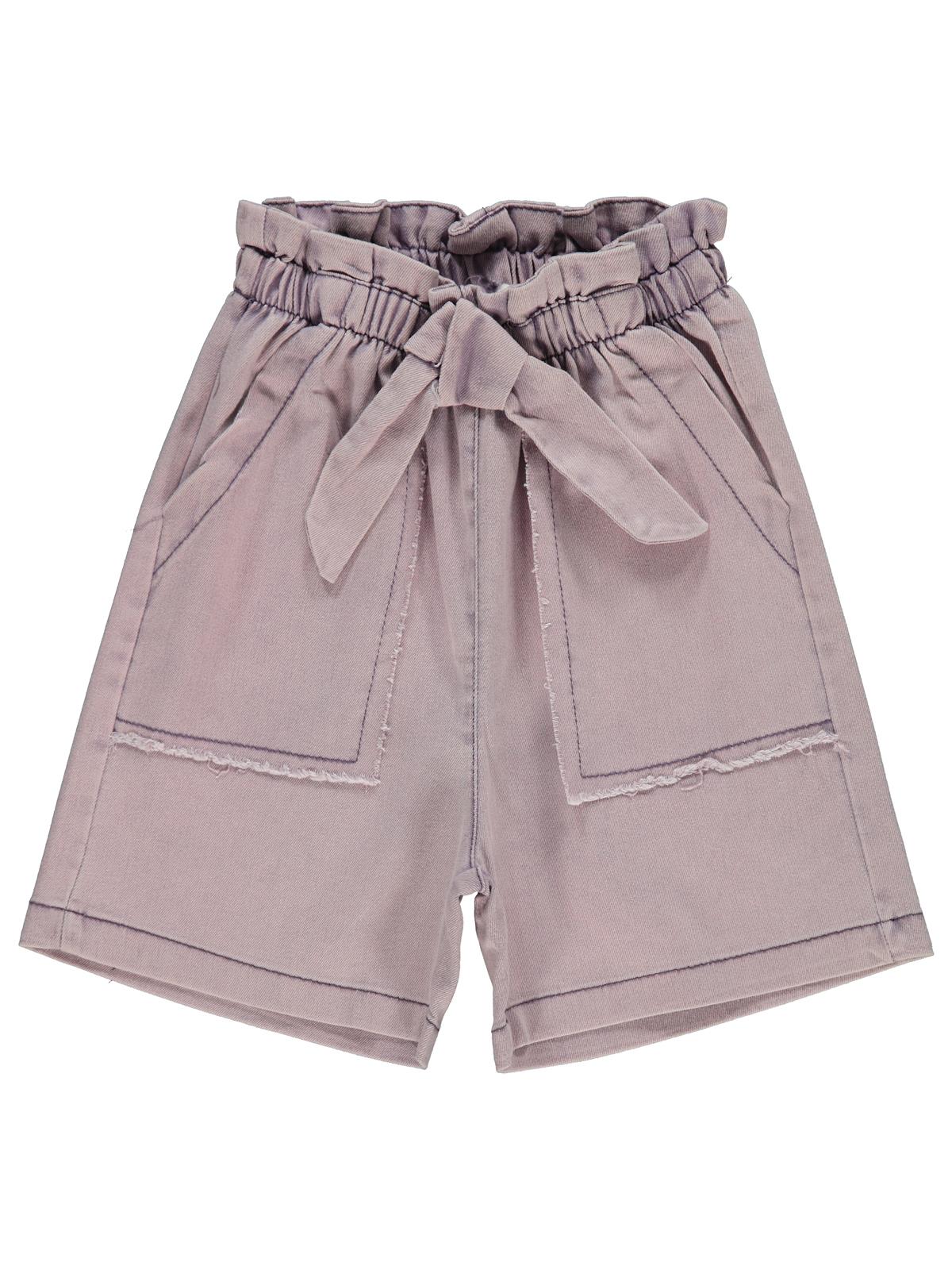 Civil Girls Büyük Cepli 6-9 Yaş Şort - Lila