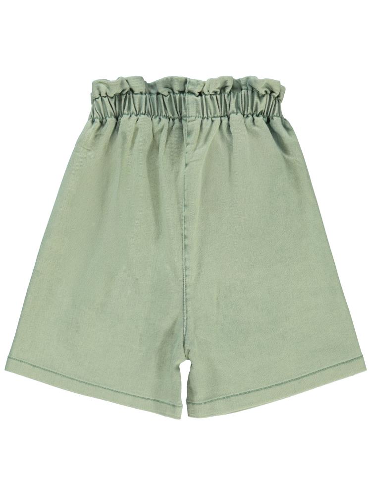 Civil Girls Büyük Cepli 6-9 Yaş Şort - Yeşil