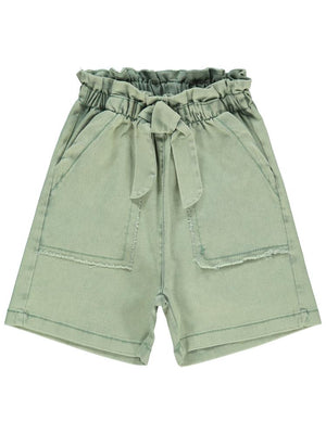 Civil Girls Büyük Cepli 6-9 Yaş Şort - Yeşil