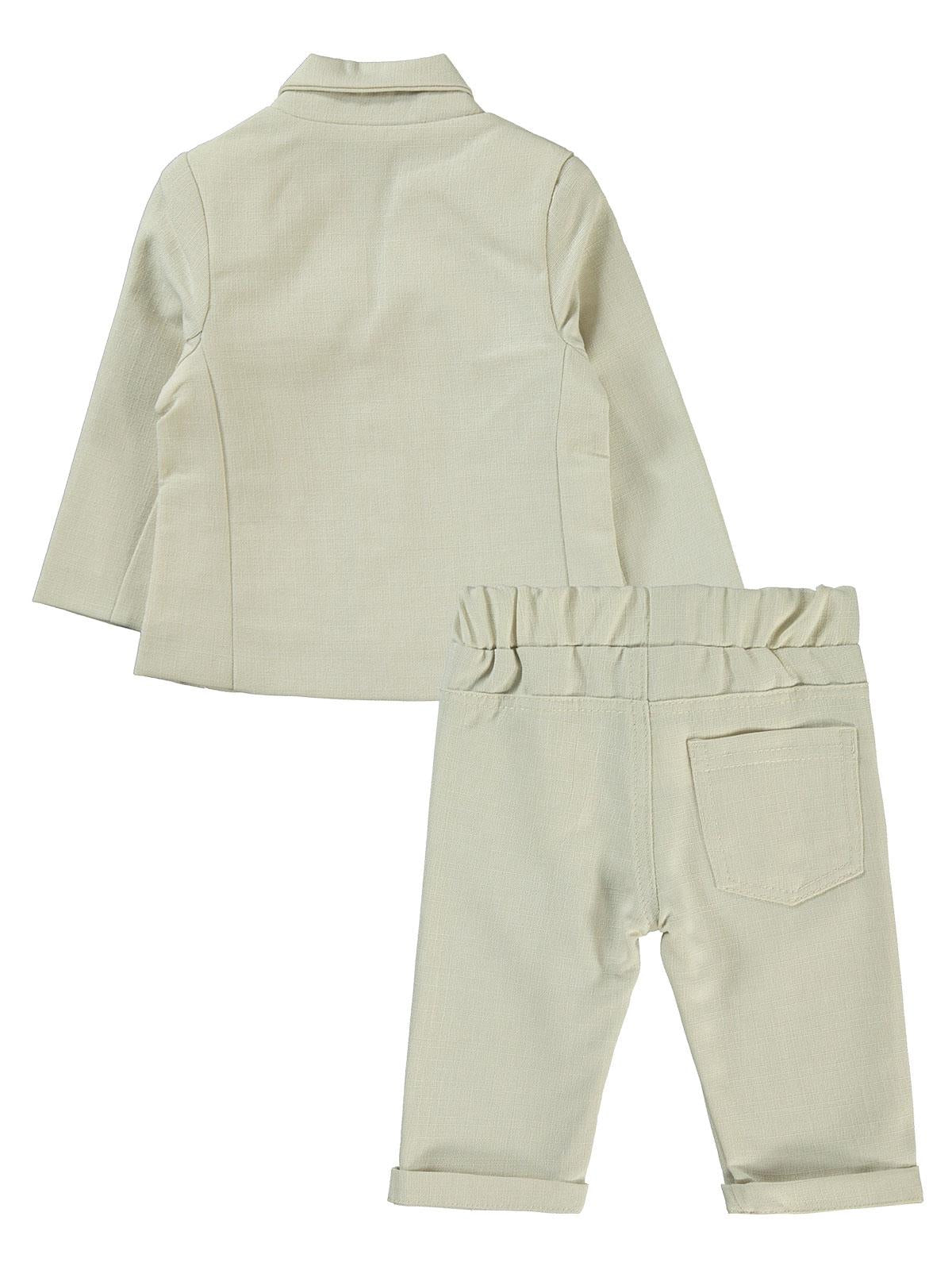 Concept Papyonlu Ceketli 4'lü 6-18 Ay Takım - Bej