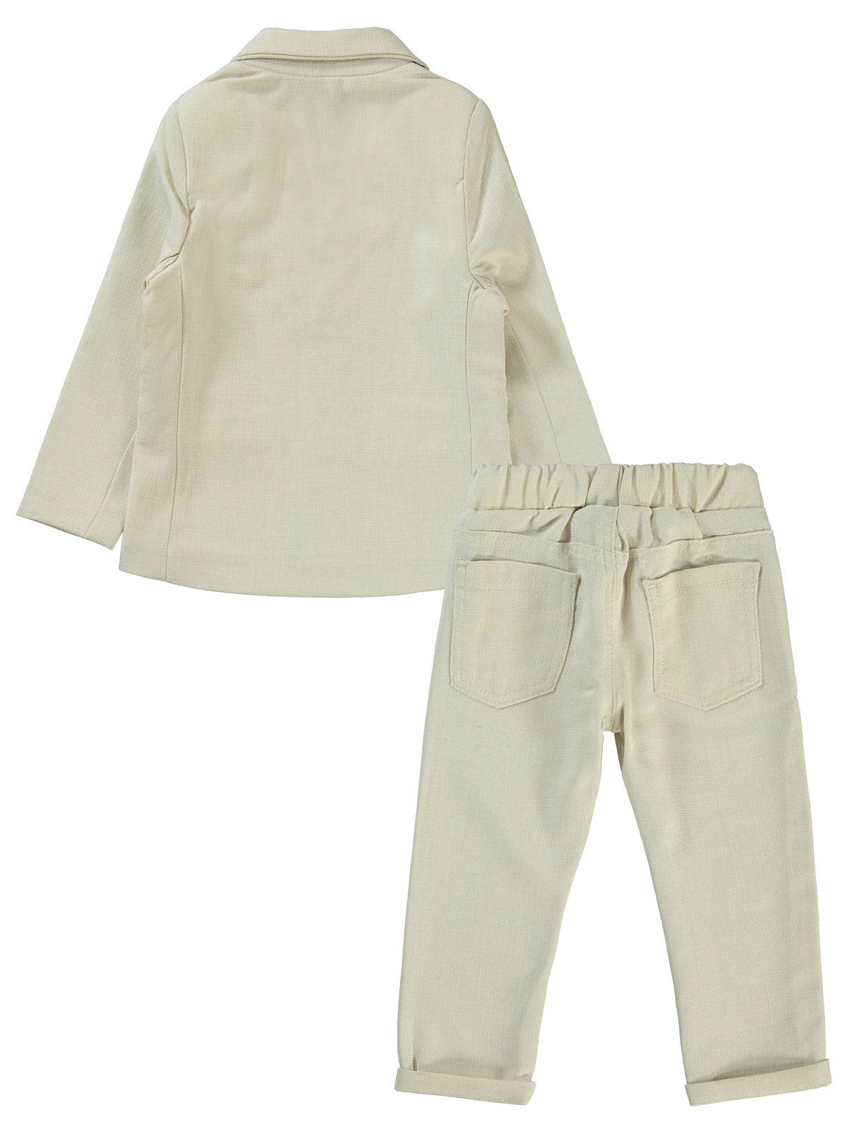 Concept Papyonlu Ceketli 4'lü 2-5 Yaş Takım - Bej