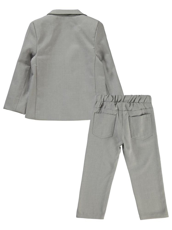 Concept Papyonlu Ceketli 4'lü 2-5 Yaş Takım - Gri