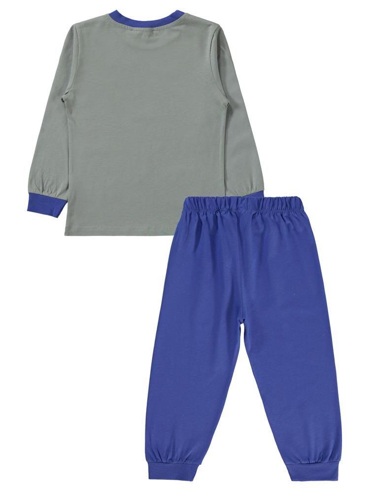 Civil Boys Space Teleskop Baskılı 2-5 Yaş Pijama Takımı - Mavi