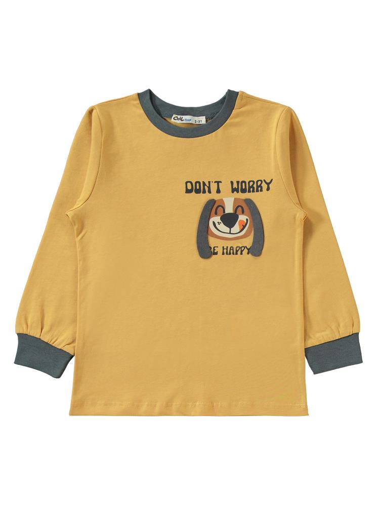 Civil Boys Köpek Baskılı 2-5 Yaş Pijama Takımı - Mavi