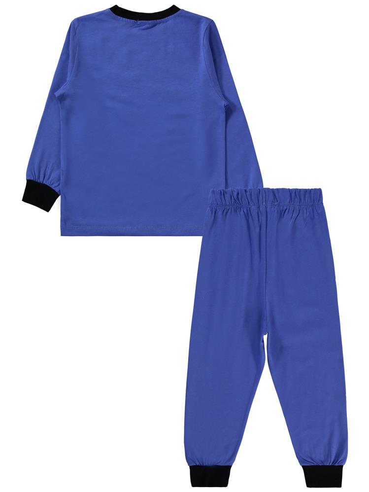 Civil Boys Panda Baskılı 2-5 Yaş Pijama Takımı - Mavi