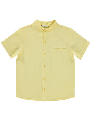 Civil Boys Yelken Nakışlı 10-13 Yaş Gömlek - Sarı