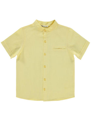 Civil Boys Yelken Nakışlı 10-13 Yaş Gömlek - Sarı