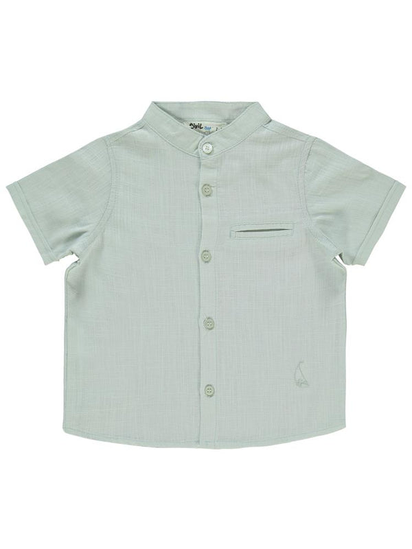 Civil Boys Yelken Nakışlı 2-5 Yaş Gömlek - Gri