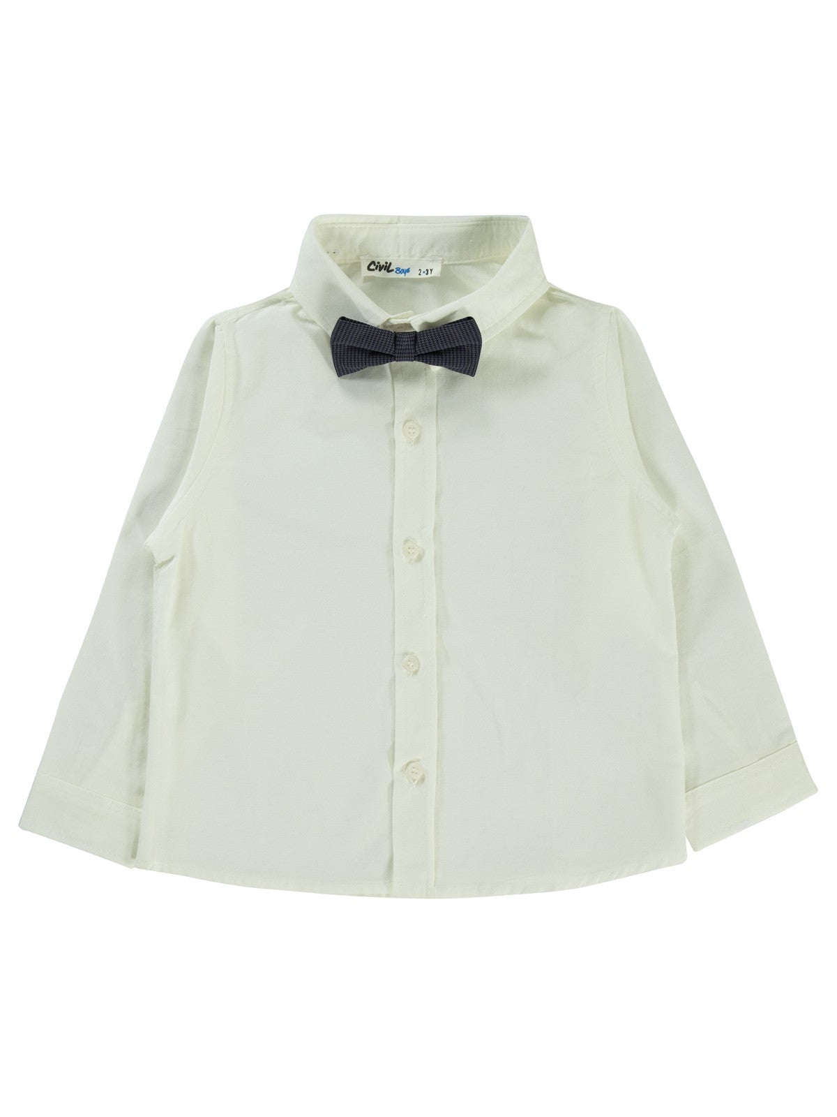 Civil Boys Papyonlu Yelekli 2-5 Yaş Gömlek - Lacivert