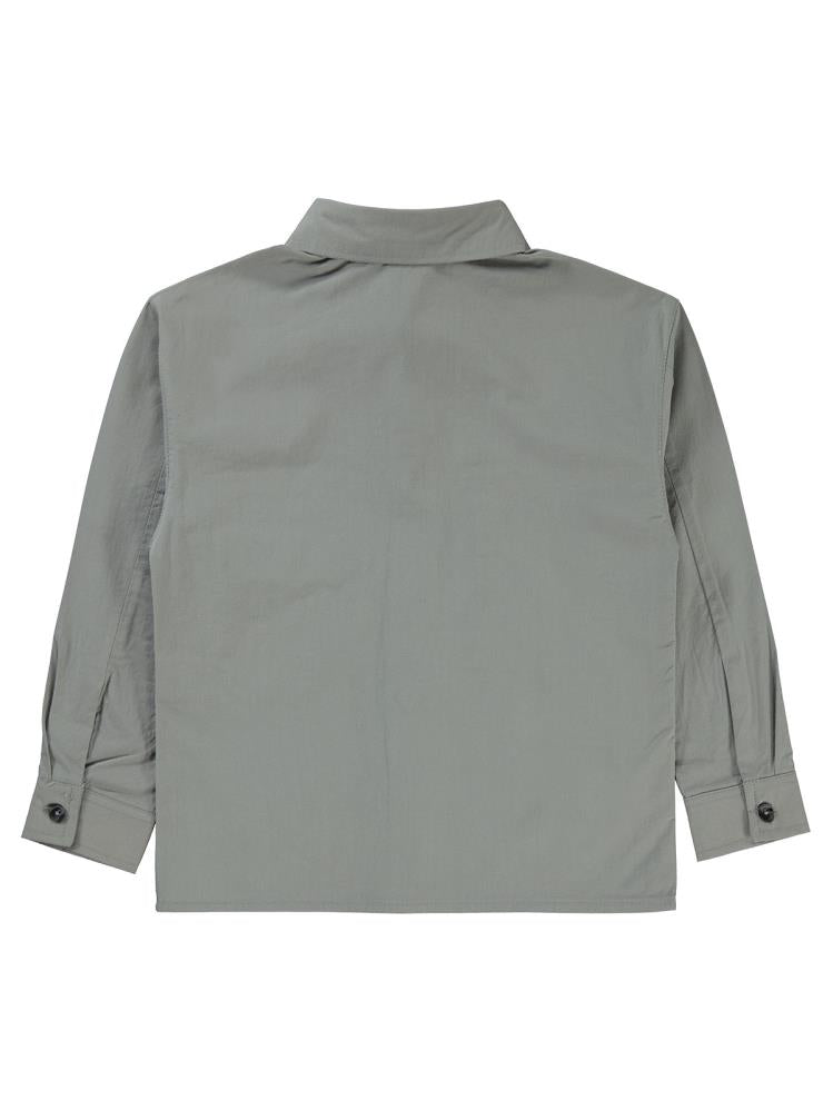 Civil Boys Kat kat cepli 6-9 Yaş Gömlek - Gri