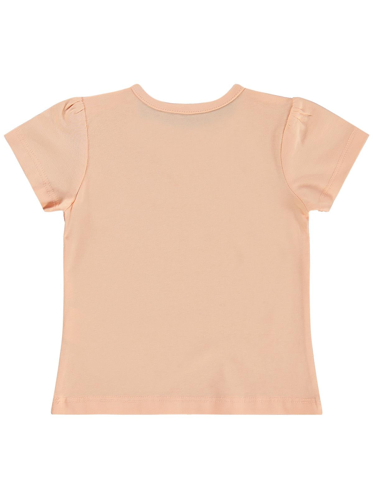 Civil Baby Kız Bebek Tişört 6-18 Ay - Pudra