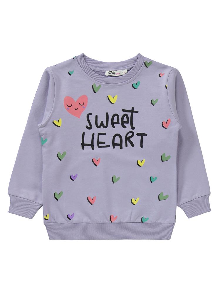 Civil Girls 2-5 Yaş Eşofman Takımı - Lila